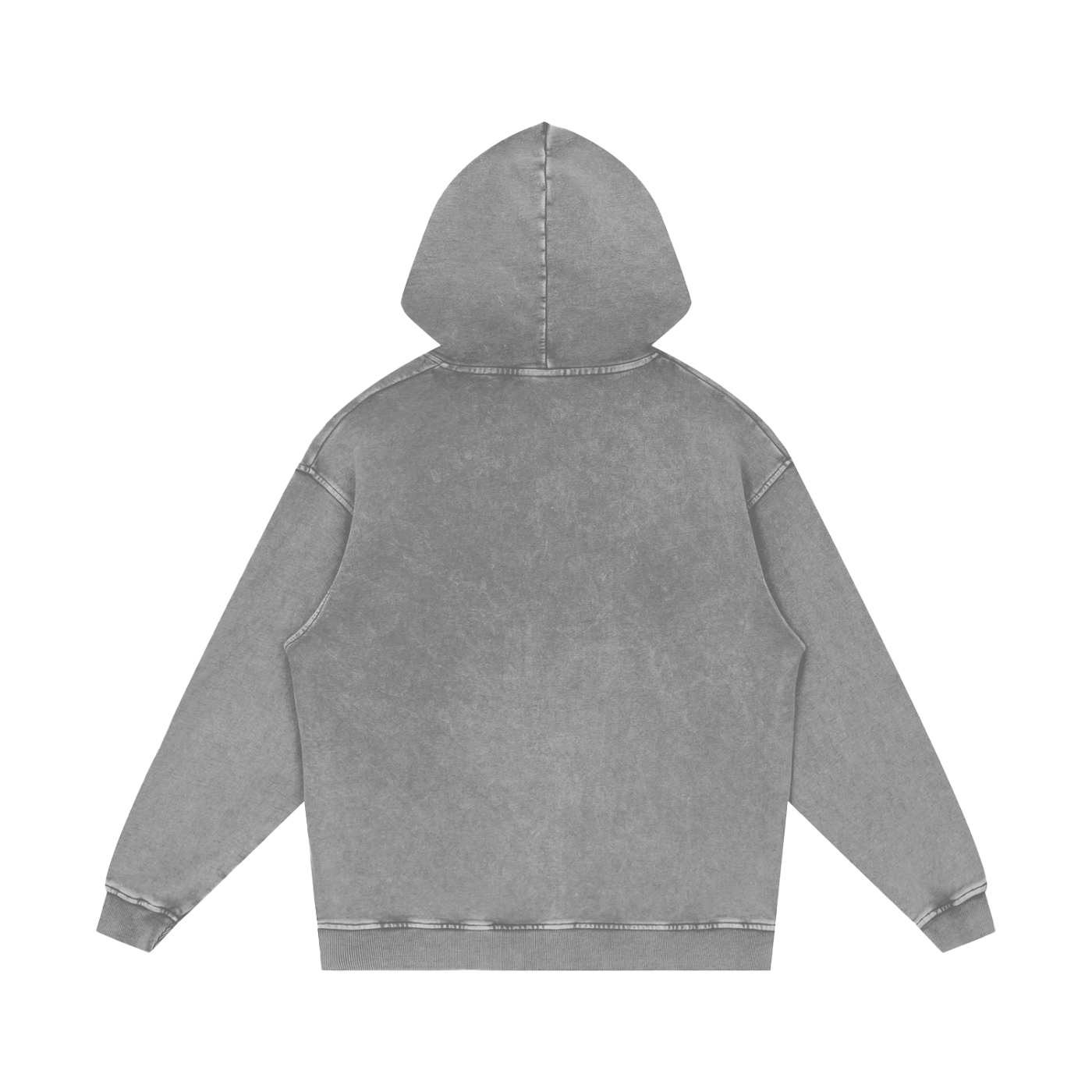 ARMS 100 Snow Washed Loose Cotton Hoodie