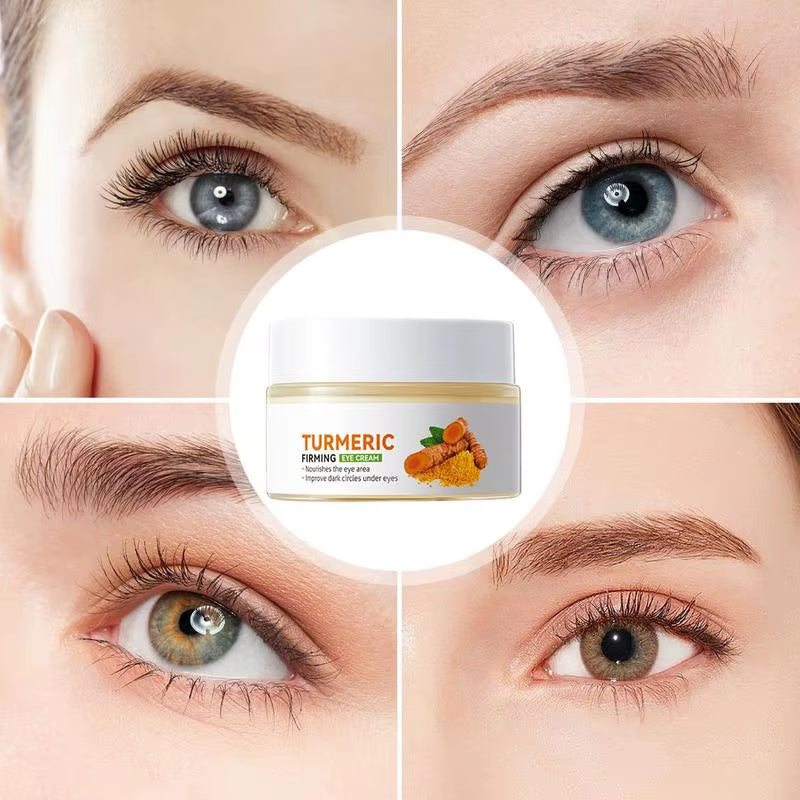 Firming Eye Cream Turmeric Firming Nourishing Eye Cream Dark Circles Moisturizing under Eye Cream Brightening Eye Cream
