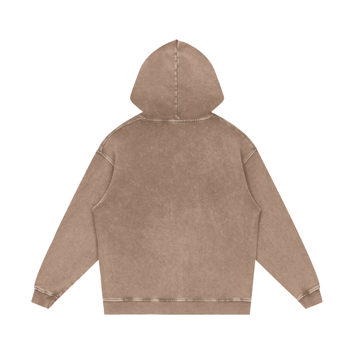 ALPHA ENERGY Snow Washed Loose Cotton Hoodie