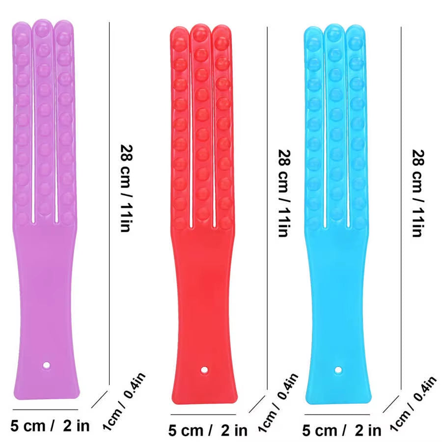 3 Finger Scatter Pat Massage Pat Massage Stick Meridians Massage Pat Health Care Knock Body Hammer Tapping Back Massage Stick