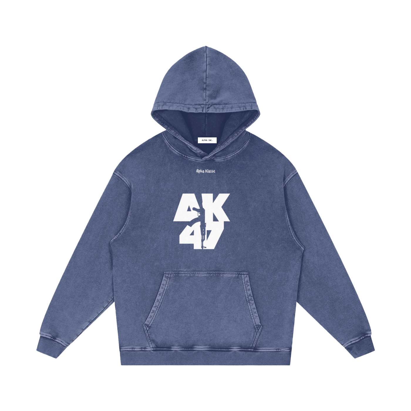 ARMS 200 Snow Washed Loose Cotton Hoodie