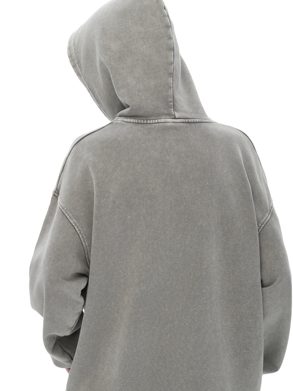 ARMS 100 Snow Washed Loose Cotton Hoodie