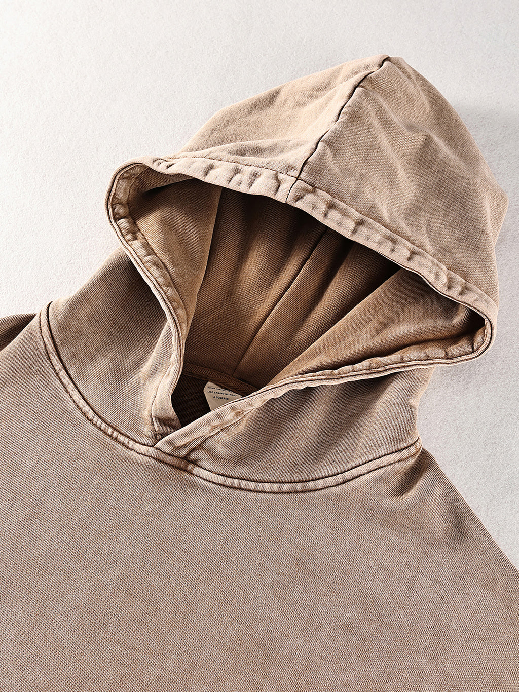 ARMS 100 Snow Washed Loose Cotton Hoodie